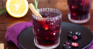 Recette mocktail à la myrtille et à la cannelle